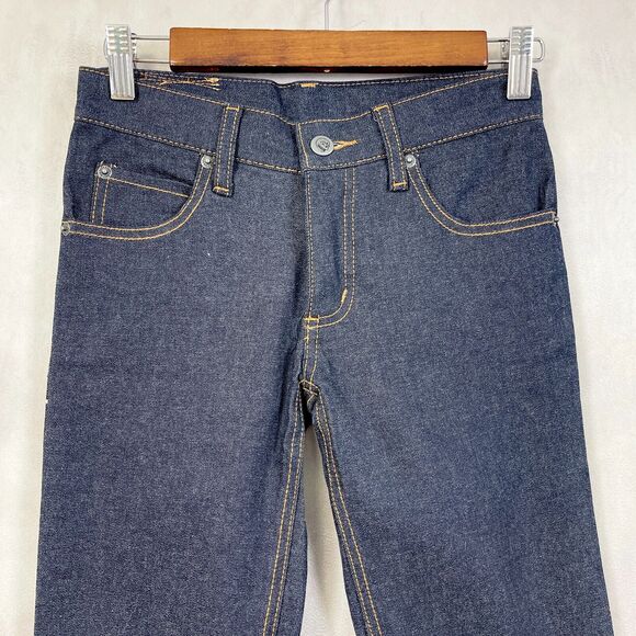 Cheap Monday Jeans Womens 25 Narrow Unwash Low Rise Dark Wash Grunge Street - Picture 4 of 12
